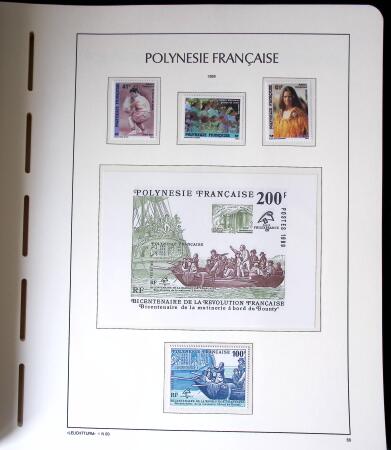 1958-2016, Collection de Polynésie à priori complète,