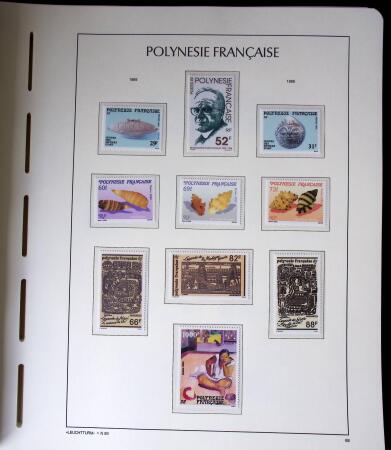 1958-2016, Collection de Polynésie à priori complète,