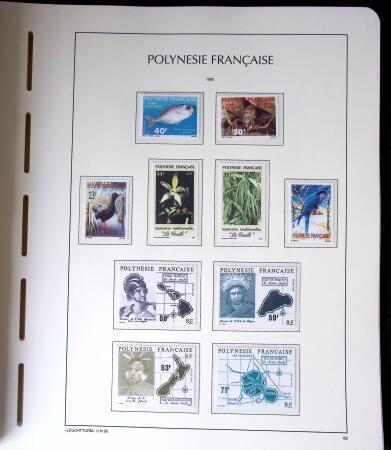 1958-2016, Collection de Polynésie à priori complète,