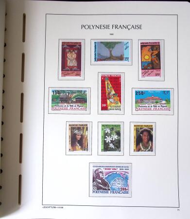 1958-2016, Collection de Polynésie à priori complète,