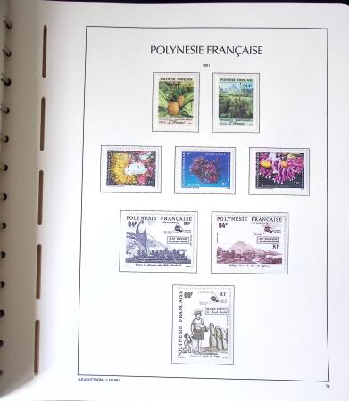 1958-2016, Collection de Polynésie à priori complète,