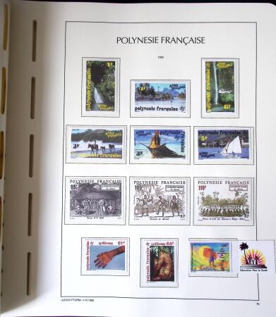 1958-2016, Collection de Polynésie à priori complète,