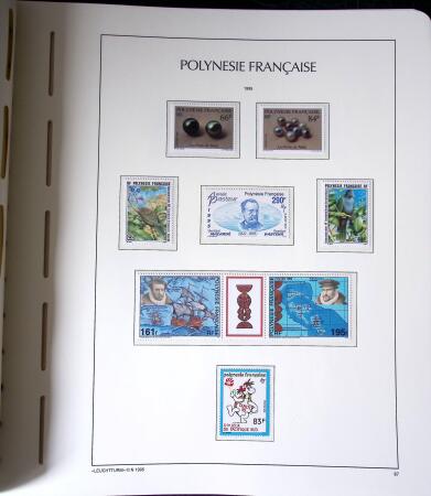 1958-2016, Collection de Polynésie à priori complète,