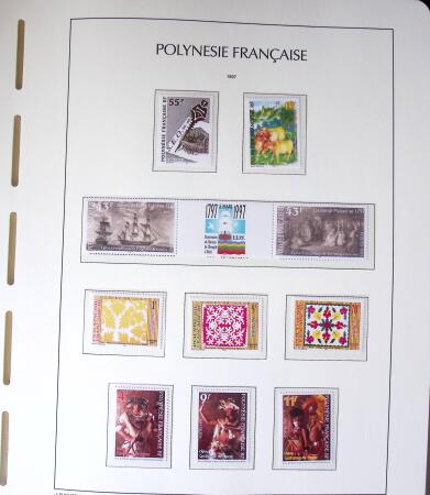 1958-2016, Collection de Polynésie à priori complète,
