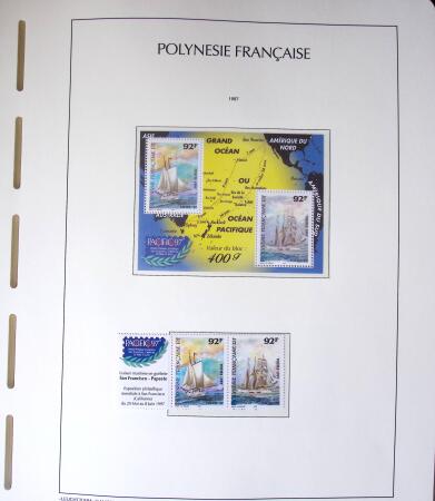 1958-2016, Collection de Polynésie à priori complète,