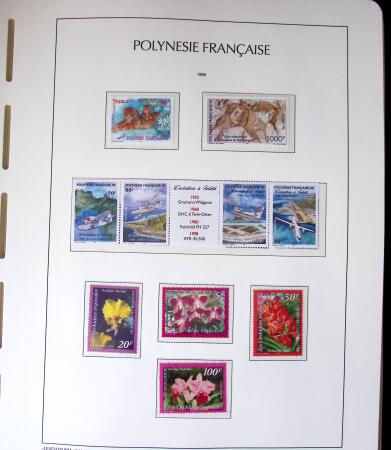 1958-2016, Collection de Polynésie à priori complète,