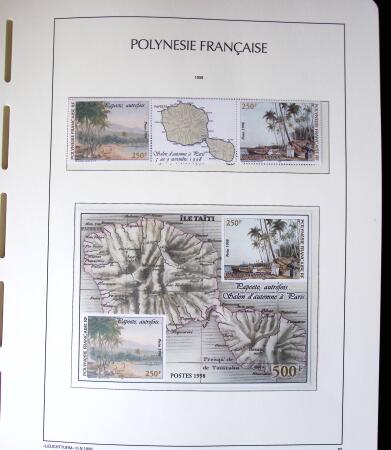 1958-2016, Collection de Polynésie à priori complète,