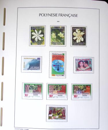 1958-2016, Collection de Polynésie à priori complète,