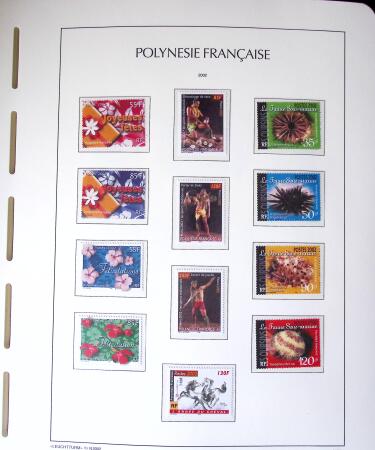 1958-2016, Collection de Polynésie à priori complète,