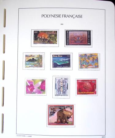1958-2016, Collection de Polynésie à priori complète,