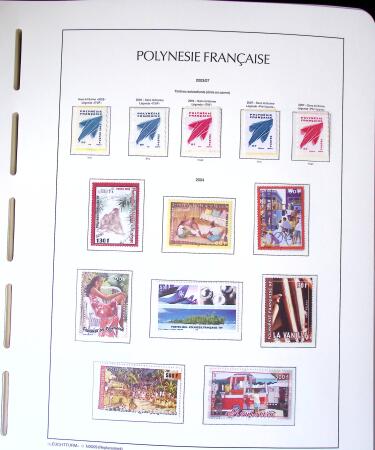 1958-2016, Collection de Polynésie à priori complète,
