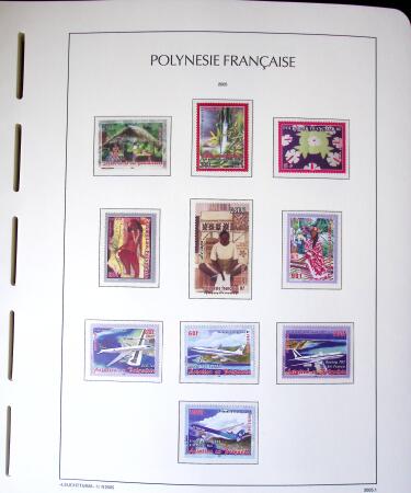 1958-2016, Collection de Polynésie à priori complète,
