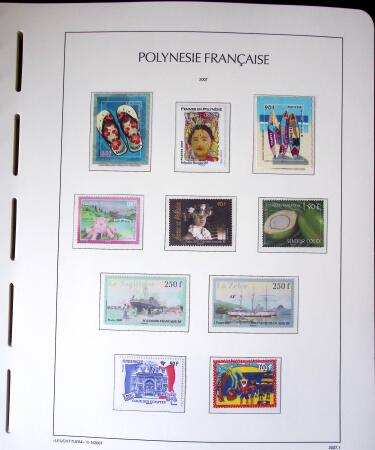 1958-2016, Collection de Polynésie à priori complète,