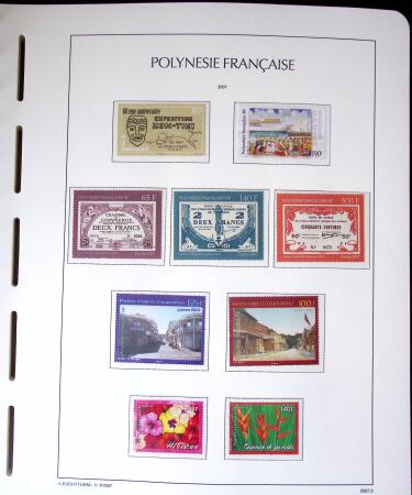 1958-2016, Collection de Polynésie à priori complète,