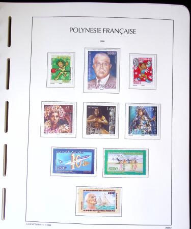 1958-2016, Collection de Polynésie à priori complète,