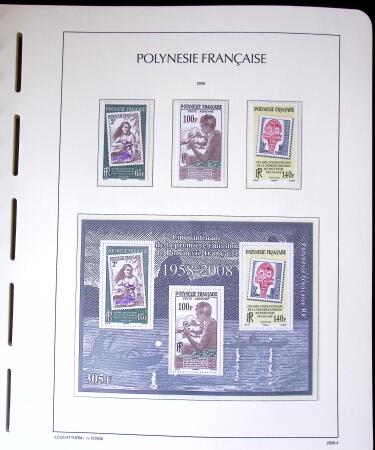 1958-2016, Collection de Polynésie à priori complète,