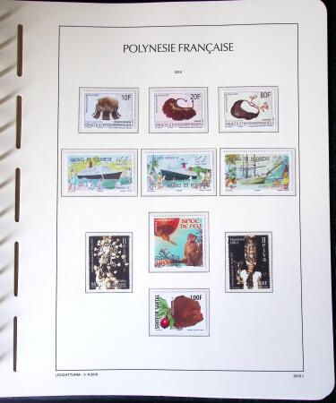 1958-2016, Collection de Polynésie à priori complète,
