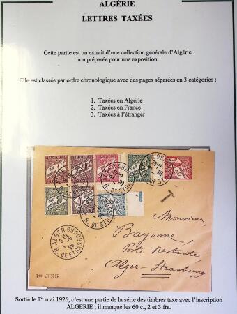1830-1942, Sélection de 89 lettres d'Algérie, dont