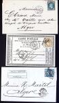 1830-1942, Sélection de 89 lettres d'Algérie, dont