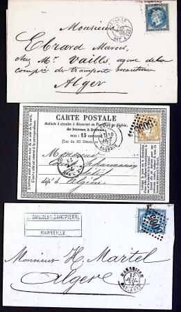 1830-1942, Sélection de 89 lettres d'Algérie, dont