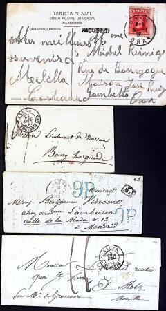 1830-1942, Sélection de 89 lettres d'Algérie, dont