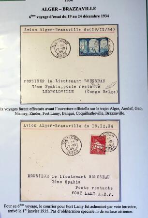 1830-1942, Sélection de 89 lettres d'Algérie, dont