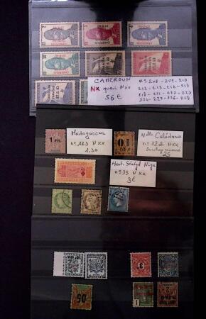1889-1974, vrac de timbres du monde, essentiellement