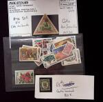 1889-1974, vrac de timbres du monde, essentiellement