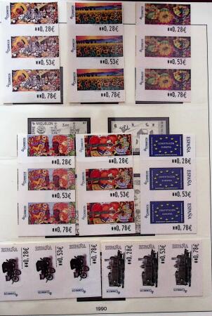 1850-1999, Collection d'ESPAGNE bien fournie en 5 albums