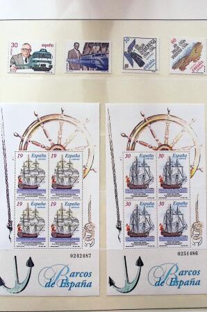 1850-1999, Collection d'ESPAGNE bien fournie en 5 albums