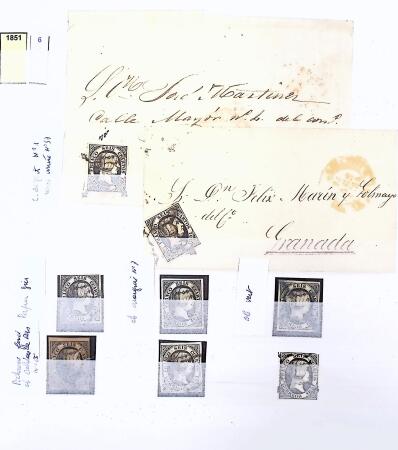 1850-1999, Collection d'ESPAGNE bien fournie en 5 albums