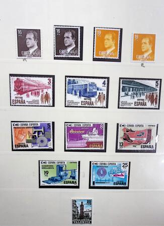 1850-1999, Collection d'ESPAGNE bien fournie en 5 albums