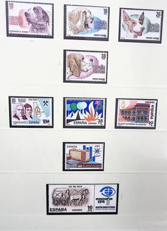 1850-1999, Collection d'ESPAGNE bien fournie en 5 albums