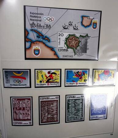 1850-1999, Collection d'ESPAGNE bien fournie en 5 albums