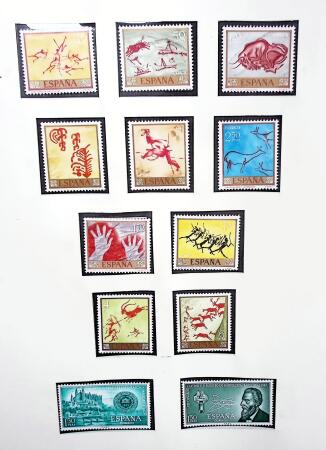 1850-1999, Collection d'ESPAGNE bien fournie en 5 albums