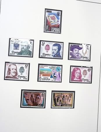 1850-1999, Collection d'ESPAGNE bien fournie en 5 albums