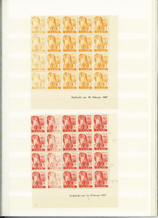 1947, SAAR I issue: Mint & used specialised selection