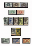 1906, Séries Palmiers-Faidherbe-Baillay, les 6 pays