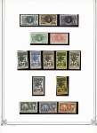 1906, Séries Palmiers-Faidherbe-Baillay, les 6 pays