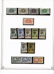 1906, Séries Palmiers-Faidherbe-Baillay, les 6 pays