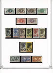 1906, Séries Palmiers-Faidherbe-Baillay, les 6 pays