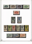 1906, Séries Palmiers-Faidherbe-Baillay, les 6 pays