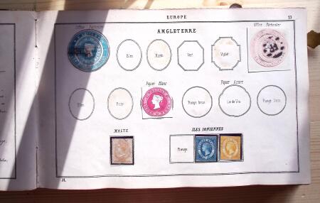 1840-1863, Old-time all-world collection in an old