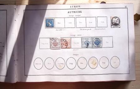 1840-1863, Old-time all-world collection in an old