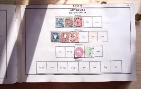 1840-1863, Old-time all-world collection in an old