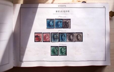 1840-1863, Old-time all-world collection in an old