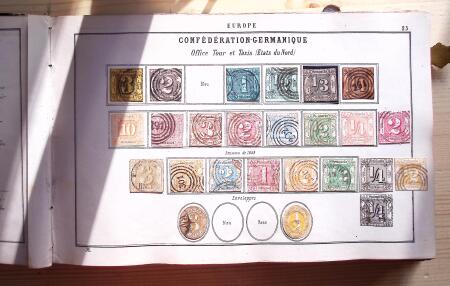 1840-1863, Old-time all-world collection in an old