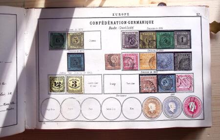 1840-1863, Old-time all-world collection in an old