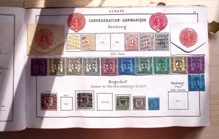 1840-1863, Old-time all-world collection in an old