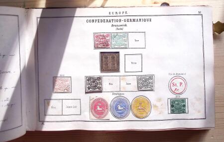1840-1863, Old-time all-world collection in an old